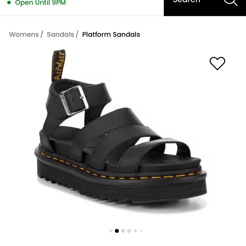 Dr. Martens Black Textured Sole